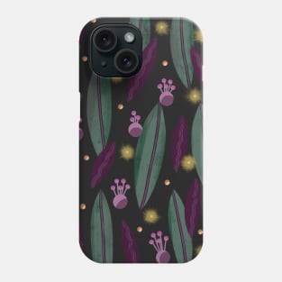 purple leaves Phone Case