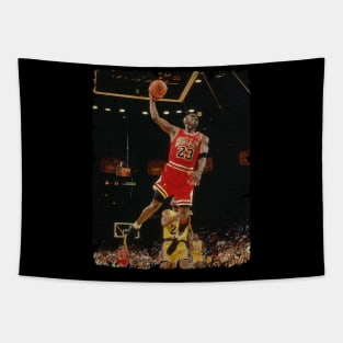 When Does Jumping Become Flying - Michael Jordan Tapestry