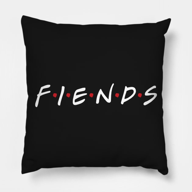 Fiends Pillow by TrulyMadlyGeekly