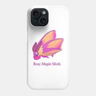 Rosy Maple Moth! Phone Case