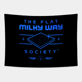 Flat milky way parody tee Tapestry