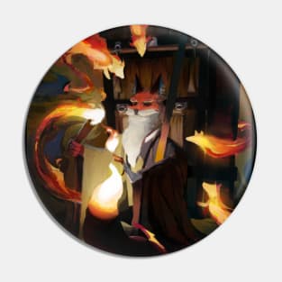 Fox Priest Pin