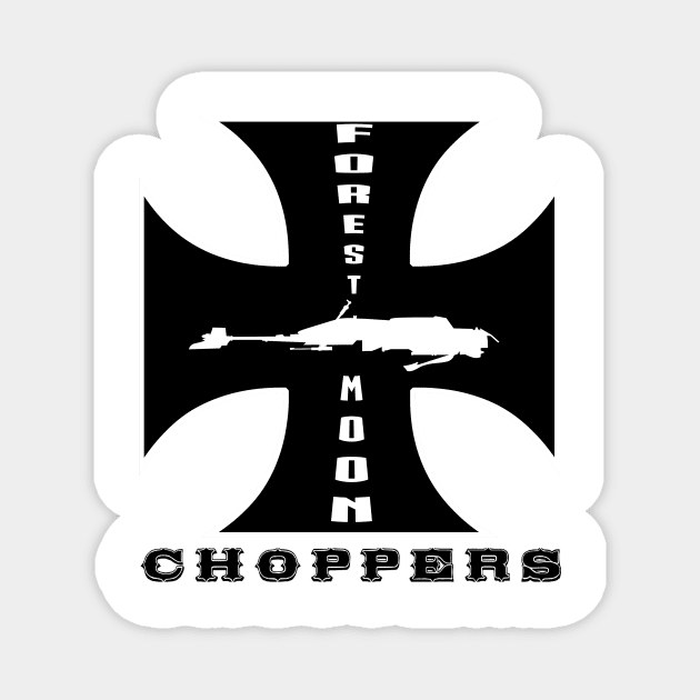 Forest Moon Choppers Magnet by UrbanGeek