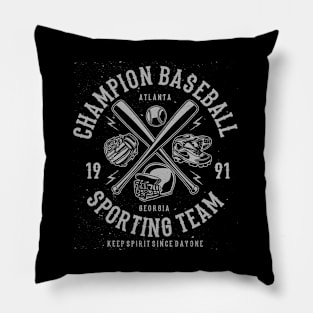 Georgia Baseball Pillow