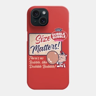 Size Matters Bubble Gum Worn Phone Case