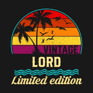 Vintage Lord Limited Edition, Surname, Name, Second Name T-Shirt