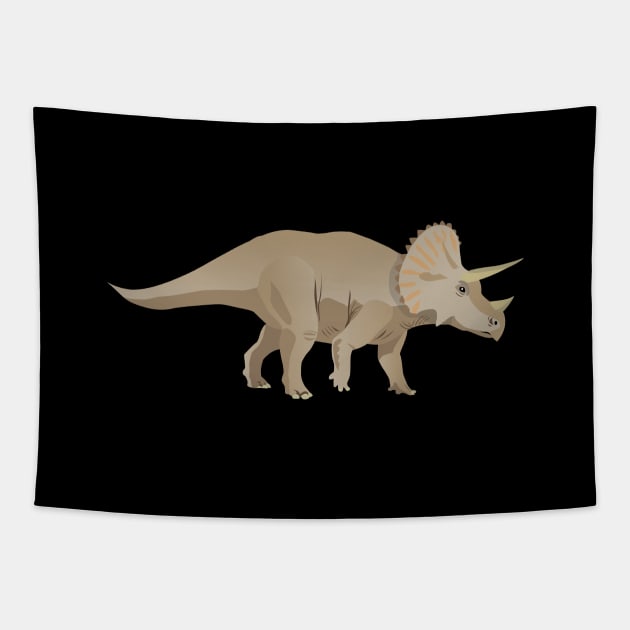 Triceratops Dinosaur Tapestry by NorseTech