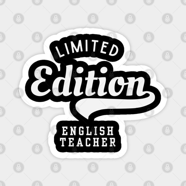 Limited Edition English Teacher Magnet by Stylecombinator