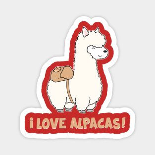 I love Alpacas Magnet