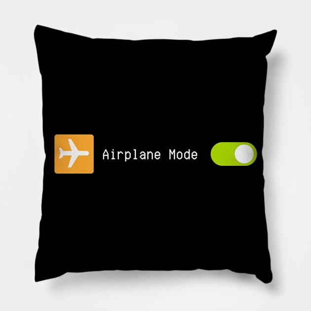 Airplane Mode Pillow by Software Testing Life