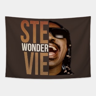 stevie wonder black sunglass and smile syle Tapestry