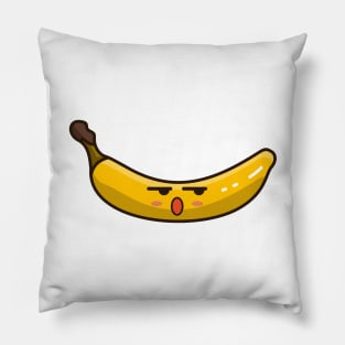 bad react banana emoji Pillow