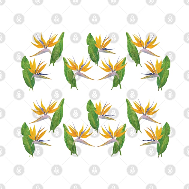 Birds of Paradise Flowers by Dessi Designs