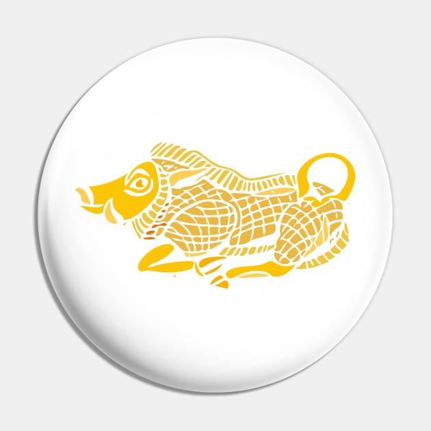 Scythian wild boar at a gallop - timeless abstraction Pin by LeahHa