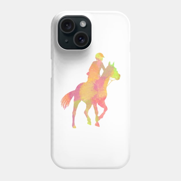 Horse riding Phone Case by Becky-Marie