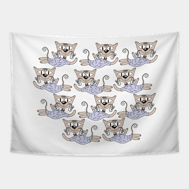 Dream Cats Tapestry by andersonartstudio