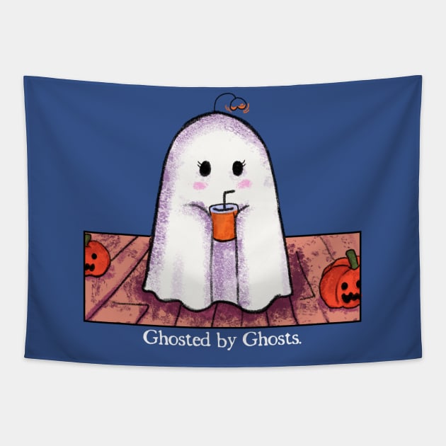 halloween | ghosted by ghosts Tapestry by Introoverts