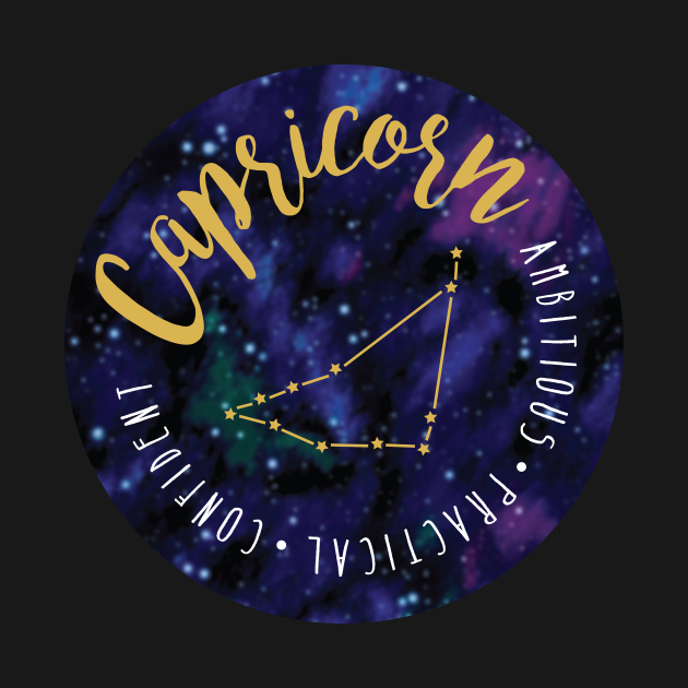 Capricorn Zodiac - Capricorn Zodiac Sign - T-Shirt | TeePublic