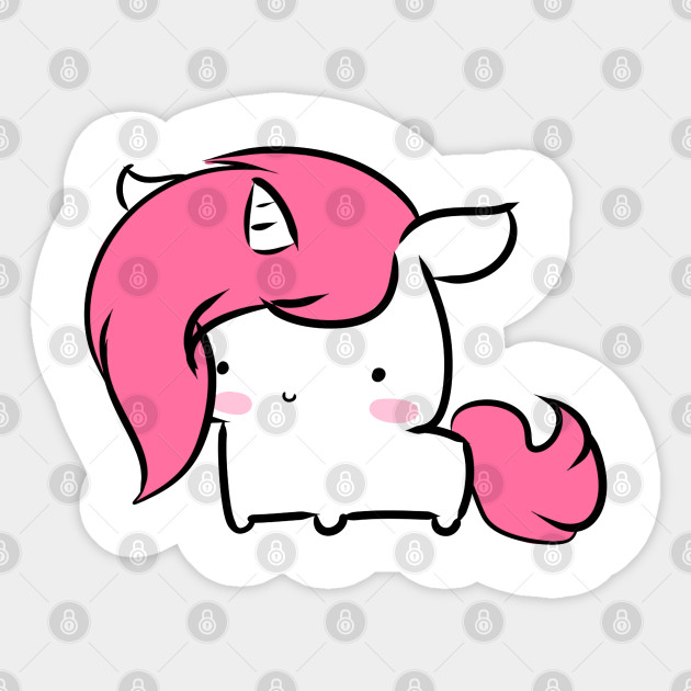 Little Baby Unicorn Baby Unicorn Sticker Teepublic Uk