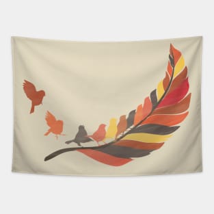 Birds of a feather flock together Tapestry