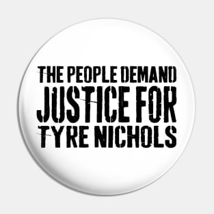 justice for Tyre Nichols Pin