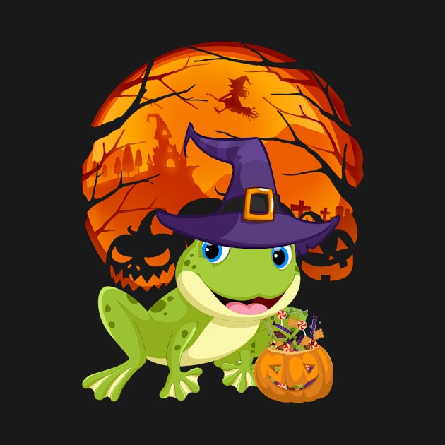 Frog pumpkin witch by jrgmerschmann