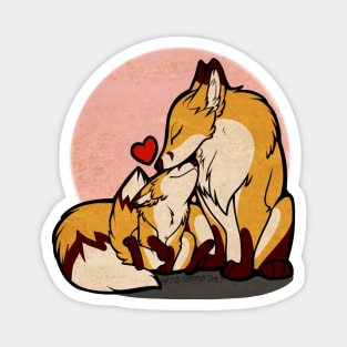 Parental Love - Fox Magnet