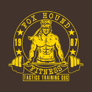 Fox Hound Fitness - yellow T-Shirt