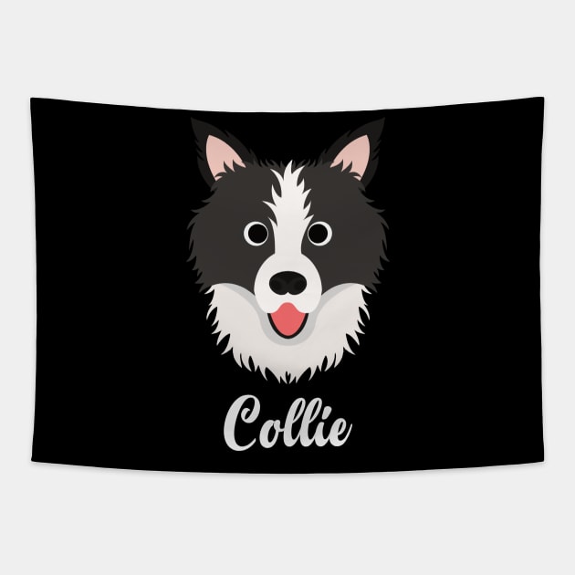 Collie - Border Collie Tapestry by DoggyStyles