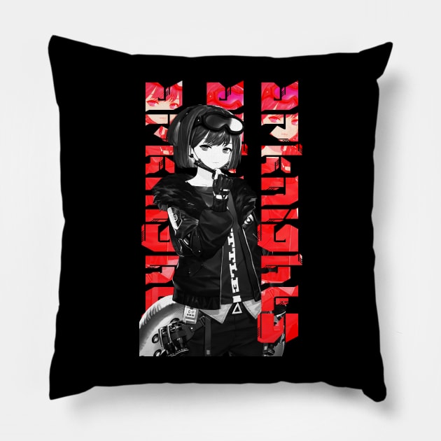 Arknights characters Pillow by nezirfon