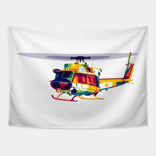 Bell 412 Helicopter Tapestry