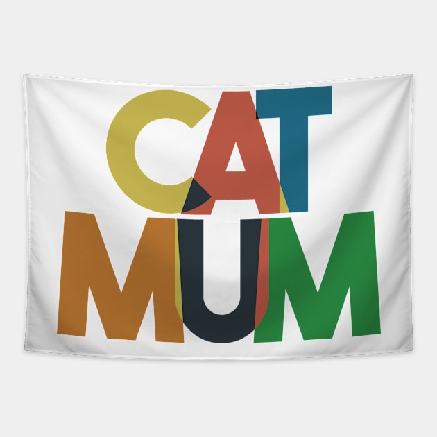 Cat Mum Tapestry by Positive Lifestyle Online