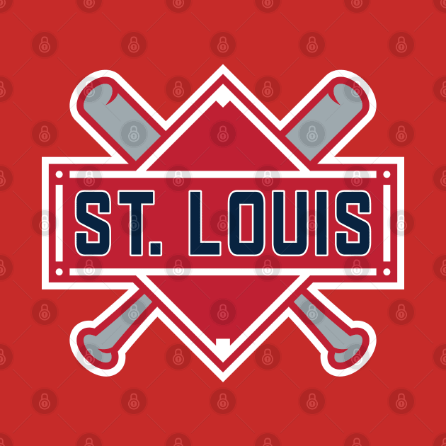 St. Louis Cardinals Baseball by Fourteen21 Designs