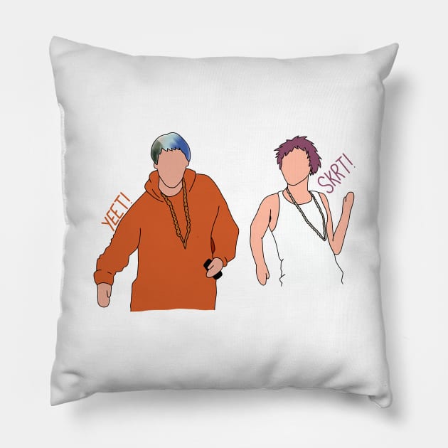 Yeet Skrt Pillow by jonathankern67