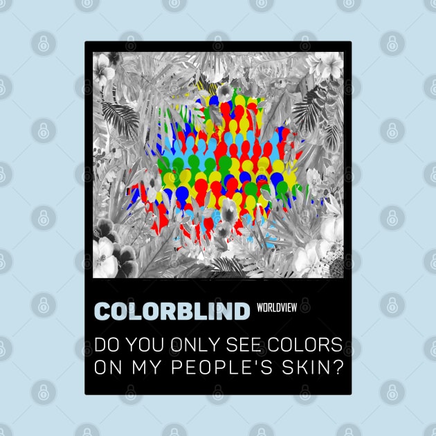 DO YOU ONLY SEE SKIN'S COLORS? - black card. by DREAM SIGNED Collection