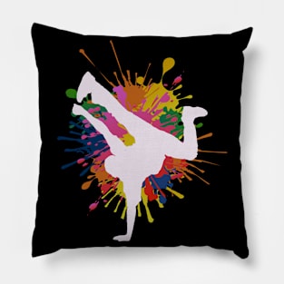 Breakdance Splash Pillow