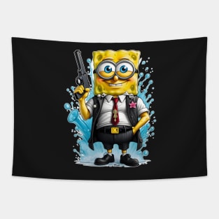 Gangster Sponge Geek Style Tapestry