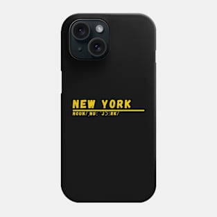 Word New York Phone Case