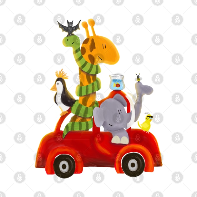 Animal Road Trip by Hallo Molly