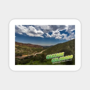 Cascade Colorado from Pikes Peak Highway Magnet