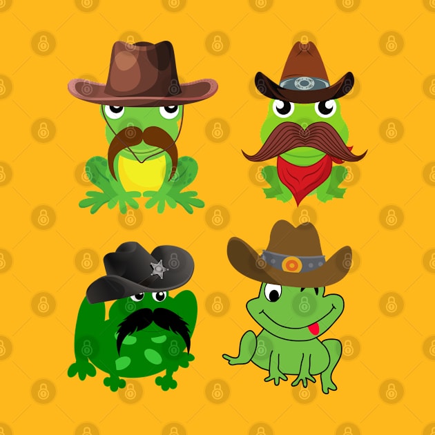 Cowboy Frog by Unique Treats Designs