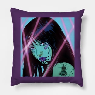 cyberpunk 2021 Pillow