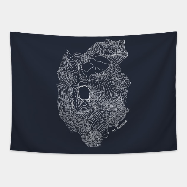 Mt Ruapehu Tapestry by simplistictees