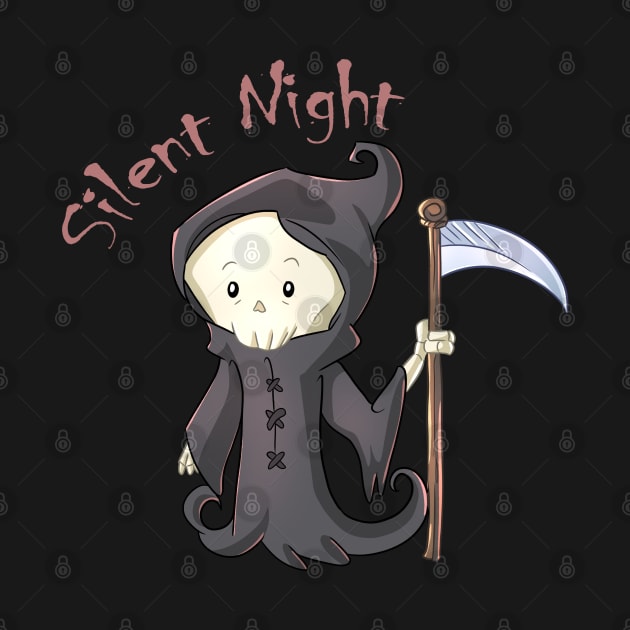 Silent Night Grim Reaper - Christmas Ghost by Wanderer Bat