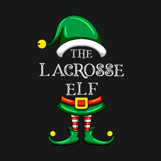 The Lacrosse Elf Matching Family Christmas Pajama T-Shirt