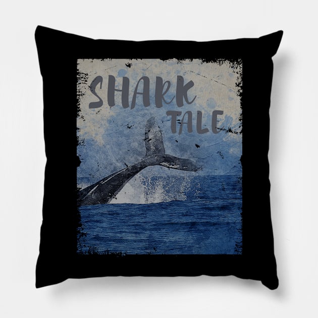 Shark Tale Pillow by rizwanahmedr