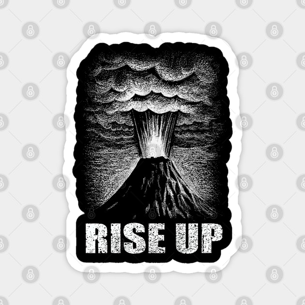 Rise up Magnet by Teefold