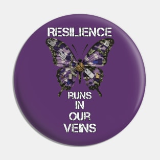 Military Kids Purple Up For Military Children Pin