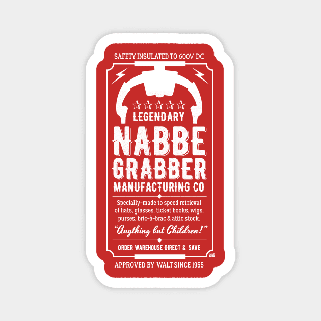 Nabbe Grabber Magnet by RetroWDW