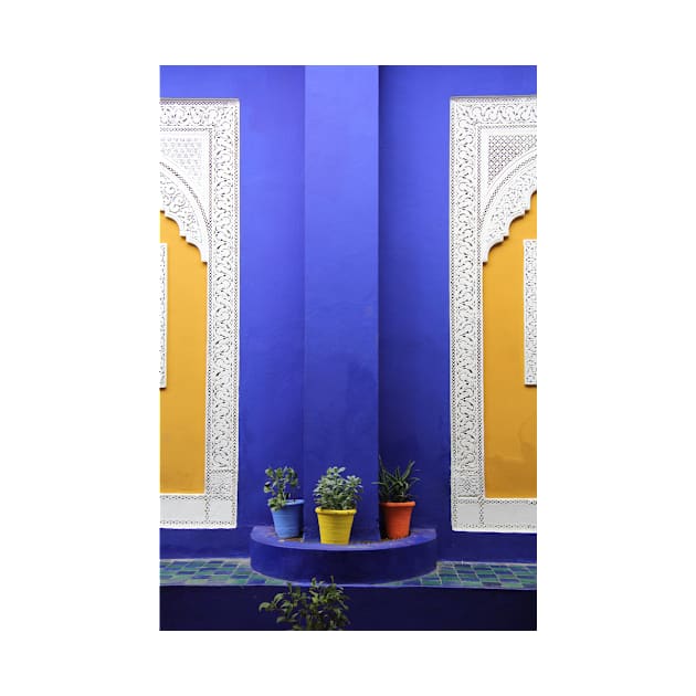 MAJORELLE GARDEN MARRAKECH; TIME TO TAKE TEA by mister-john